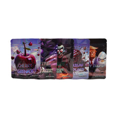 Holographic Liberty Flower Smell Proof Metallized Foil Stand Strong® Bags