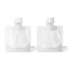 Frosted Translucent Stand Pouch with Top Wide Mouth Twist Cap - Frosted Translucent