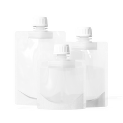 Frosted Translucent Stand Pouch with Top Wide Mouth Twist Cap