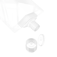 Frosted Translucent Stand Pouch with Top Wide Mouth Flip Top Cap