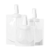 Frosted Translucent Stand Pouch with Top Wide Mouth Fine Mist Sprayers Cap