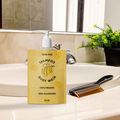 Customizable Classic Kraft Stand Pouch with Top Wide Mouth Pump Dispenser (Full Customization)