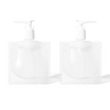 Frosted Translucent Stand Pouch with Top Wide Mouth Pump Dispenser - Frosted Translucent