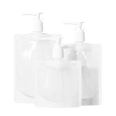 Frosted Translucent Stand Pouch with Top Wide Mouth Pump Dispenser