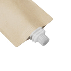 Classic Kraft Brown Stand Pouch with Top Wide Mouth Twist Cap