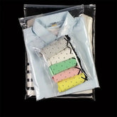 Opalite Clear Poly Plastic Slider Zip Organization Bags