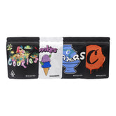 Mixed Cookie Print Smell Proof Metallic Foil Stand Strong® Bags