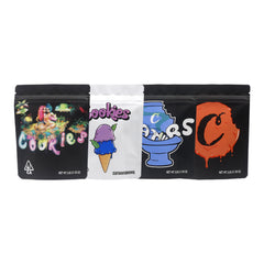 Mixed Cookie Print Smell Proof Metallic Foil Stand Strong® Bags