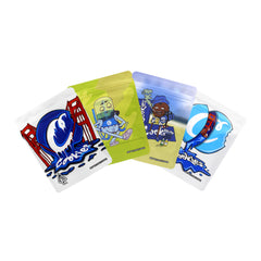 Matte SF Summer Theme Smell Proof Metallic Foil Stand Strong® Bags