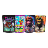 Holographic Four Designs Stand Strong® Smell Proof Mylar Foil Bags