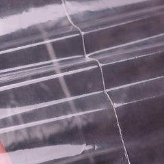 Opalite Clear Poly Plastic Slider Zip Organization Bags