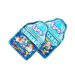 Fanta Bottle Pop Die Cut Smell Proof Mylar Foil Flat Zipper Seal Bags