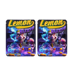 Holographic Lemon Fusion Smell Proof Metallized Foil Stand Strong® Bags