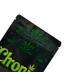 Holographic Emerald Green Smell Proof Metallized Foil Stand Strong® Bags