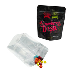 Half Holographic Diesel Smell Proof Metallized Foil Stand Strong® Bags