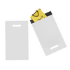 Colored Self Adhesive Poly Mailer Shipping Bags with Handle - Pale Smoke White