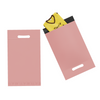 Colored Self Adhesive Poly Mailer Shipping Bags with Handle - Kiss Pink