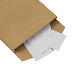 Kraft Expansion Envelope Side Gusset with Fastener