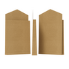 Kraft Expansion Envelope Side Gusset with Fastener - Natural Peanut Brown