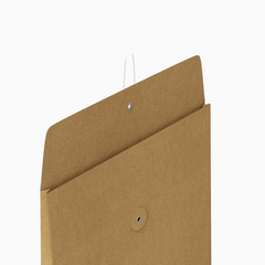 Colored Kraft Packaging Envelopes with String Tie