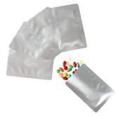 Iron Silver Retort Aluminum Open Top SlickSeal™ Bags with Rounded Corners