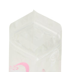 Flower Clear Window Love Design Stand Strong® Bags with Clear Window