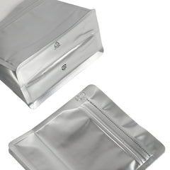 Matte Double Sided Nickel Silver Stand Strong® Bags with Pull Tab