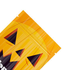 Double-Sided Glossy Halloween Orange Pumpkin Designed Mylar Stand Strong® Bags