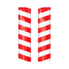 Christmas Candy Candy Red Clear Window SlickSeal™ Bags - Candy Cane Red