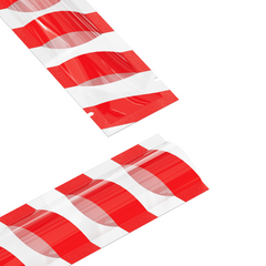 Christmas Candy Candy Red Clear Window SlickSeal™ Bags