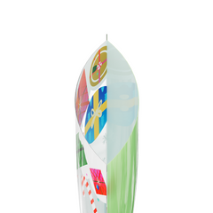 Clear Holiday Gift Window Display and Green Flat Open Fill SlickSeal™ Bags