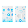 Glossy Happy Holidays Round Window Plastic and Mylar Stand Strong® Bags - Happy Holidays