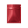 Customizable Double Sided Color Matte Metallized Mylar Foil Zipper Seal Bags (Basic Printing) - Cardinal Red