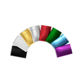 Matte Double-Sided Metallized Mylar Flat Zipper Seal Bags
