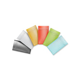 Flat Matte Plastic Zipper Seal Bags with Frosted Window