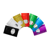 Glossy Round Window Plastic and Mylar Stand Strong® Bags