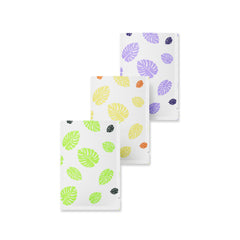 Colorful Leaf Design Aluminum Open Top Bags