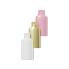 Double-Sided Glossy Aluminum Bottle Shape Open Bottom Bags