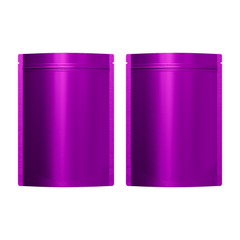Matte Amythest Purple Mylar Stand Strong® Bags with Rounded Corners