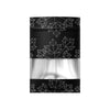 Customizable Matte Frosted Window Maple Leaves Design Aluminum Flat Zipper Seal Bags (Basic Printing) - Fallen Leaf Black