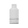 Double-Sided Aluminum Bottle-Shaped Open Bottom Packaging Bags - Sunscreen White