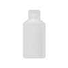 Double-Sided Glossy Aluminum Bottle Shape Open Bottom Bags - Arctic White