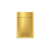 Matte Double-Sided Metallized Mylar Flat Zipper Seal Bags - Chardonnay Gold