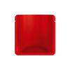 Matte Square Aluminum Foil Packaging Bag with Rounded Corners - Firetruck Red
