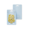 Reusable Flat Zipper Seal Bags – Single Side Glossy Window Polypropylene with Butterfly Hang Hole - Robin Egg Blue