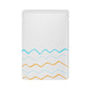 Matte Wavy White with Color Waves Mylar Foil Open Top Packaging Bags - Wavy White