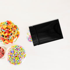 Glossy Double-Sided Flat Zipper Seal Bags – Metallic Mylar QuickQlick® Bags