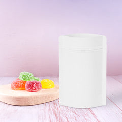 Matte Parchment White Kraft with Inner Plastic Stand Strong® Bags