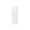 Customizable Glossy Quartz Clear Plastic Flat Open Top Stick Pouches (Basic Printing) - Quartz Clear
