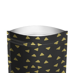 Triangle Pattern Matte Double-Sided Aluminum Mylar Zipper Seal Bags